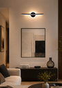 Ver imagem 3 de Luminária Barra 24 Watts LED 3 Cores 40cm Arandela Parede Teto Preta Gimpo Kjbd-258-Preto