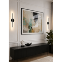 Ver imagem 4 de Luminária Barra 24 Watts LED 3 Cores 40cm Arandela Parede Teto Preta Gimpo Kjbd-258-Preto