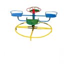 Ver imagem 3 de Carrossel Infantil / Gira-gira 4 Lugares 4 Lugares Colorido