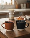 Ver imagem 1 de Caneca em Cerâmica Urban 380ml Minimalista Base Cimento Premium