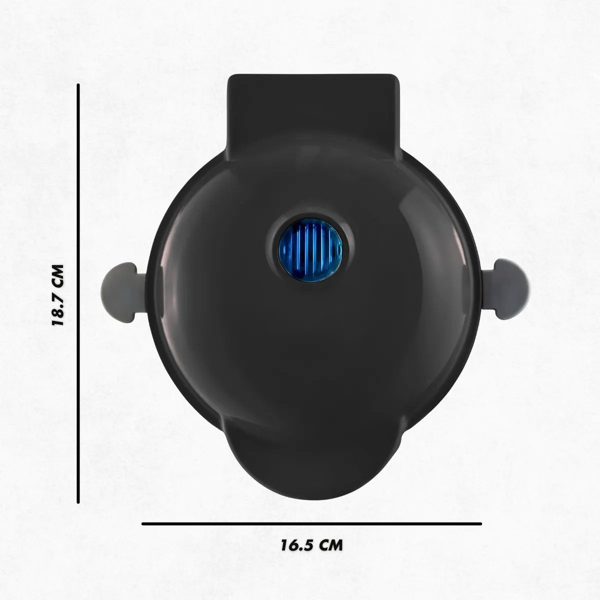 Mini Máquina Bolo Caseiro Antiaderente e Portátil 110v Preto - 6