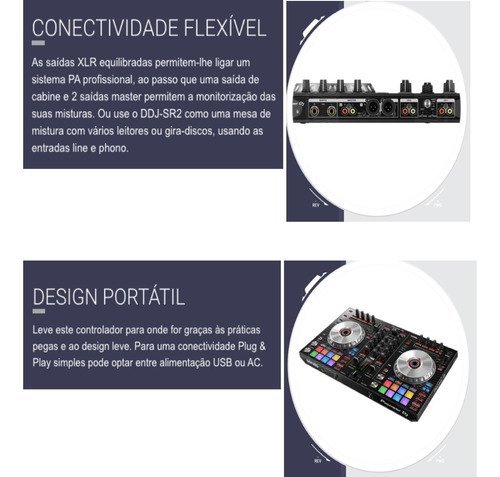 Controladora Pioneer Dj Ddj-sr2 - Mesa Pionner Dj DDJ SR2