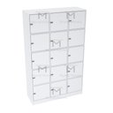 Ver imagem 4 de ESCANINHO 15 PORTAS COM FECHO PARA CADEADO M318.B MUNDI MOVEIS