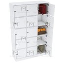 Ver imagem 6 de ESCANINHO 15 PORTAS COM FECHO PARA CADEADO M318.B MUNDI MOVEIS