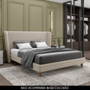 Ver imagem 2 de Cabeceira Cama Box Queen 160cm Nicea P02 Veludo Bege - Mpozenato
