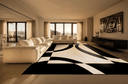 Ver imagem 1 de Tapete Rayza Marbella Cyclone Black Vegas 0.60m X 2.30m