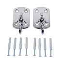 Ver imagem 1 de Gancho de Rede de Dormir Aço Cromado (par)