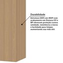 Ver imagem 3 de Armário Aéreo 120cm 3 Portas Slim Luciane Móveis