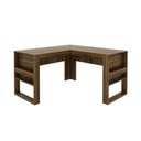 Ver imagem 1 de Mesa para Escritório 136cm em L com Detalhe Ripado Me4145 Nogal Tecnomobili