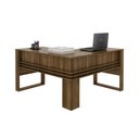 Ver imagem 7 de Mesa para Escritório 136cm em L com Detalhe Ripado Me4145 Nogal Tecnomobili