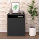 Ver imagem 4 de Escrivaninha Mesa Escritório Diretor em L com Nichos e Balcão Espresso Móveis