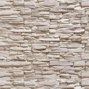 Ver imagem 1 de Papel de Parede Pedra Canjiquinha Tons Cinza - 3,00x0,50m