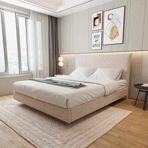 Cama Casal Boreal Flutuante CabeCasa MadeiraMadeira