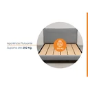 Ver imagem 7 de Cama Queen Boreal Flutuante CabeCasa MadeiraOriginals