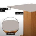 Ver imagem 4 de Mesa de Jantar Loren 4 Lugares MDF com Cadeiras Lorena Off White 90cm Moderna