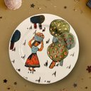 Ver imagem 1 de Prato Raso Camponesa Naif 27,5cm Estampado Strauss
