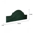 Ver imagem 3 de Cabeceira Queen Provençal Luxo 160X60 Verde Tachas Fumê