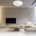 Ver imagem 3 de Painel Plafon de Sobrepor Redondo Slice 23w Luz Indireta