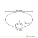 Ver imagem 5 de Painel Plafon de Sobrepor Redondo Slice 23w Luz Indireta