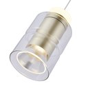 Ver imagem 2 de Lustre Pendente Nordecor Roz 2698 Dourado Fosco Led Bivolt Dourado Fosco 2698