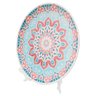 Prato Decorativo Cerâmica Cosmic com Suporte Transparente para Mesa 26cm - 2