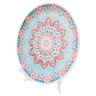 Prato Decorativo Cerâmica Cosmic com Suporte Transparente para Mesa 26cm - 4
