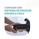 Ver imagem 6 de Cilindro Laminador de Massas Elétrico 28cm Carenagem Abs Nero Preto 220v - Anodilar