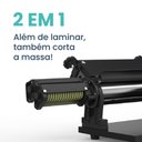 Ver imagem 5 de Cilindro Laminador de Massas Elétrico 28cm Carenagem Abs Nero Preto 220v - Anodilar