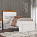 Ver imagem 3 de Cama de Solteiro em Mdf 88x188cm Design Moderno Resistente
