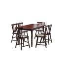 Ver imagem 4 de Mesa de Jantar 102ea com 06 Cadeiras 155ea Castanho Acetinado Piratini