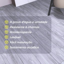 Piso Vinílico Auto Adesivo Régua Madeira Manta Caixa 5m² Brinovar - 3