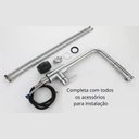 Ver imagem 7 de Torneira Cozinha Monocomando Gourmet Inox 304 Escovado