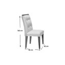 Ver imagem 5 de Conjunto: Mesa Sala Jantar Imperatriz Tampo Madeirado 180cm Canto Reto + 6 Cadeiras Imperatriz Imbui