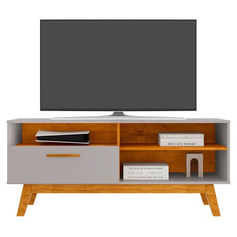 Rack Bancada para Tv 55 Pol 136cm Paládio Off/naturalle - Bechara