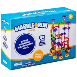 Circuito Corrida de Bolinhas - Marble Run - Race Set - 95 peças - Multikids - 1