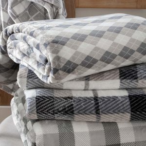 Cobertor Solteiro 300g Blanket Vintage Argile - Kacyumara Estampado