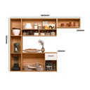 Ver imagem 3 de Cozinha Suspensa 6 Portas 1 Gaveta Becca