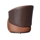 Ver imagem 4 de Poltrona Organica Beatriz Veludo Terracota C/ Composê Corano Marrom - Lm Decor