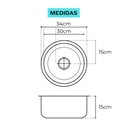 Ver imagem 2 de P/ Clínicas Médicas Odontológicas Estéticas  - Cuba Aço 304 30x15