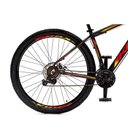 Ver imagem 6 de Bicicleta Aro 29 Krw Alumínio 24 Vel Freio a Disco Suspensão Dianteira S1 17 Preto-amarelo e