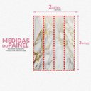Ver imagem 5 de Papel de Parede Painel 3D Mármore Branco com Ouro 2M Auto Colante Lavável Revestimento Brilhoso