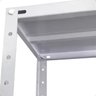 Estante de Aço 194x92x30 6 Prateleiras até 30kg Chapa 26 - 8