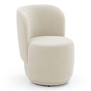 Ver imagem 1 de Poltrona Orgânica Decorativa Living Molly Bouclê Bege - Desk Design