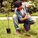 Ver imagem 3 de Pá de Bico Pequena em Aço com Empunhadura Plástica Reta com Cabo 45 Cm - Tramontina 77498404