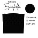 Ver imagem 4 de Cabeceira Esmeralda King 204cm Fácil Instalação Capitonê:preto