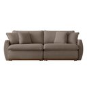 Ver imagem 7 de Sofá Cama 2 Lugares Retrátil Reclinável 190cm Veludo com Molas Ensacadas Apolo Yescasa