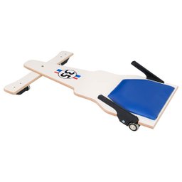 Carrinho de Rolimã F1 Branco 35 em MDF - 3