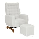 Ver imagem 7 de Poltrona de Amamentação Olivia com Balanço Bebê Completo:tm 702 Linho Areia Claro