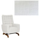 Ver imagem 2 de Poltrona de Amamentação Olivia com Balanço Bebê Completo:tm 702 Linho Areia Claro