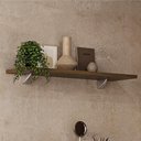Ver imagem 1 de Prateleira Avulsa 100cm Largura em MDF - Carvalho